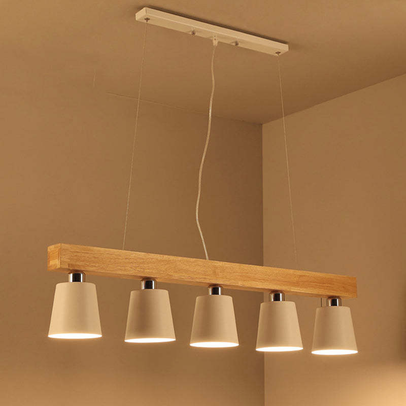 Nordic Wood Island Chandelier