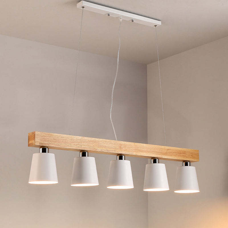 Nordic Wood Island Chandelier