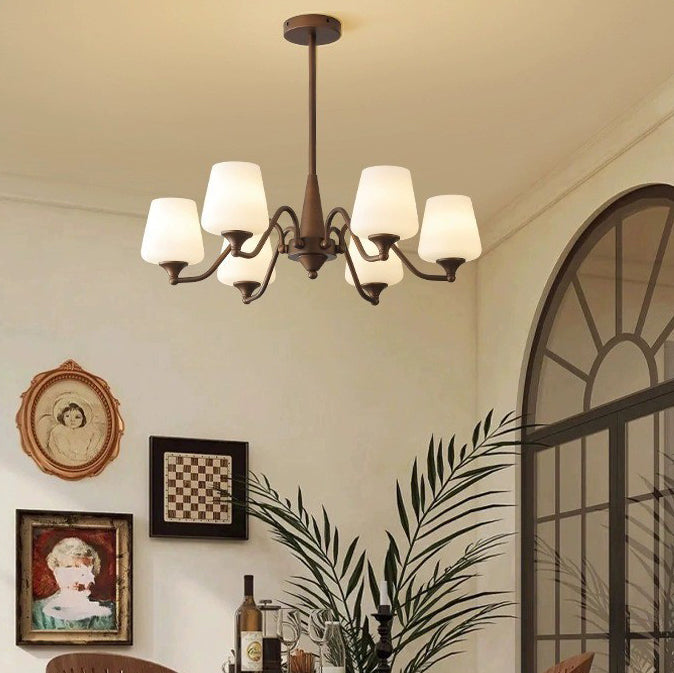 French Iron Chandelier