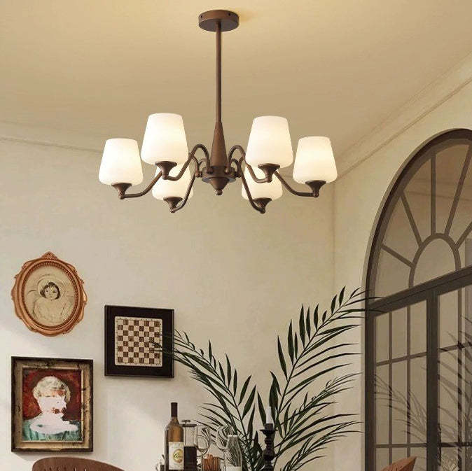 French Iron Chandelier
