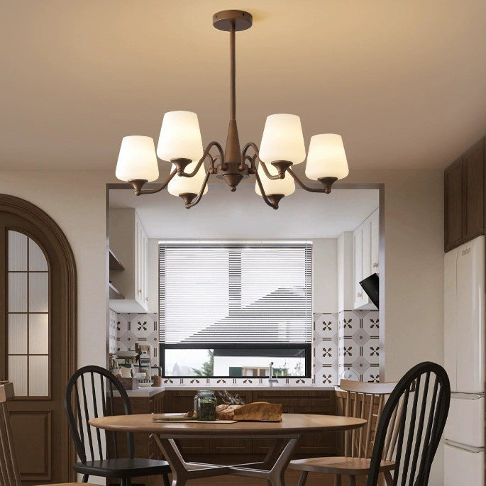French Iron Chandelier