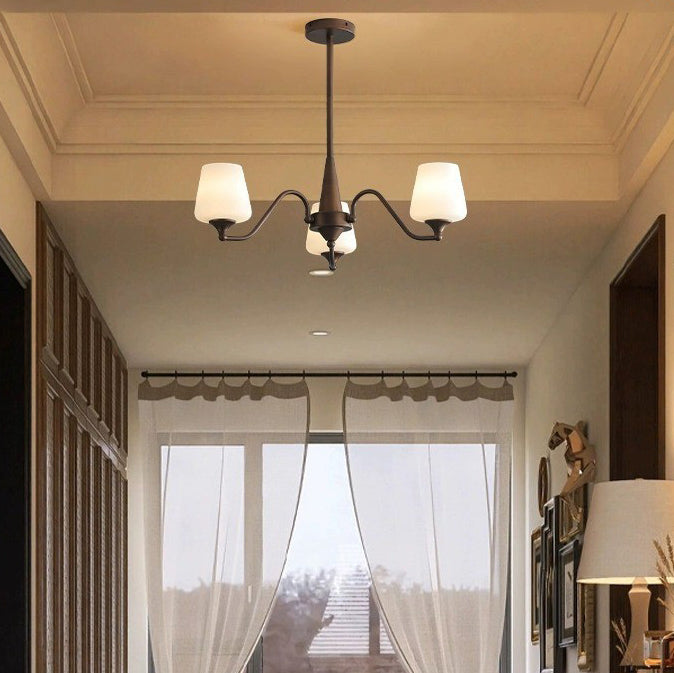 French Iron Chandelier