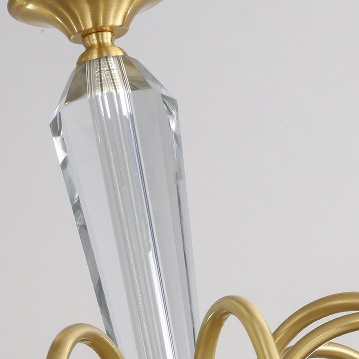 French Brass Chandelier
