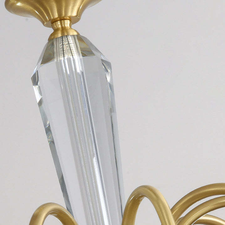 French Brass Chandelier