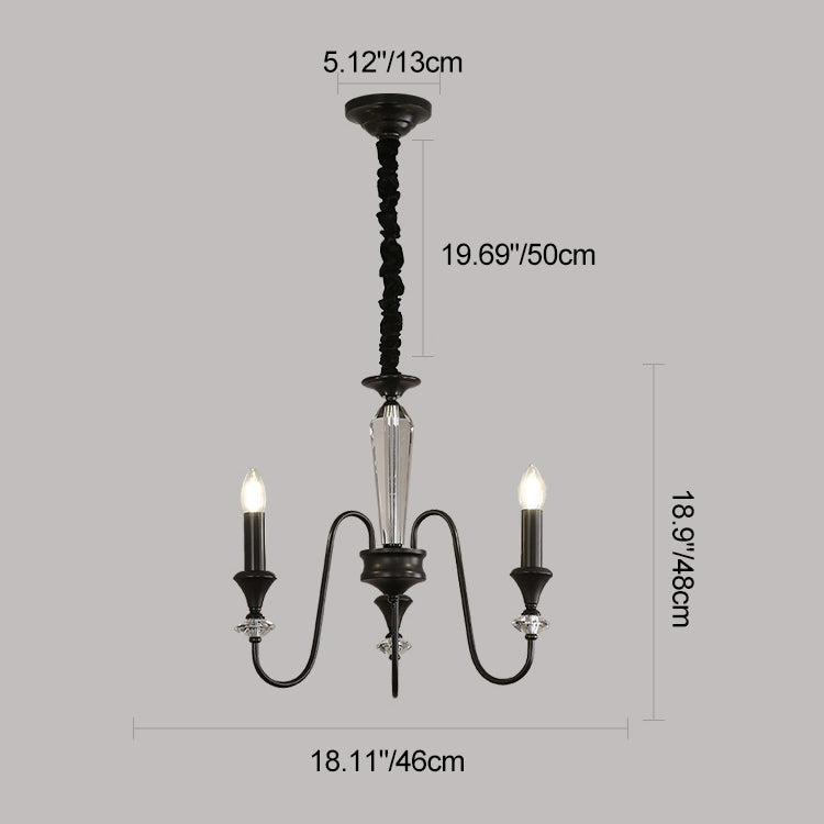 French Brass Chandelier