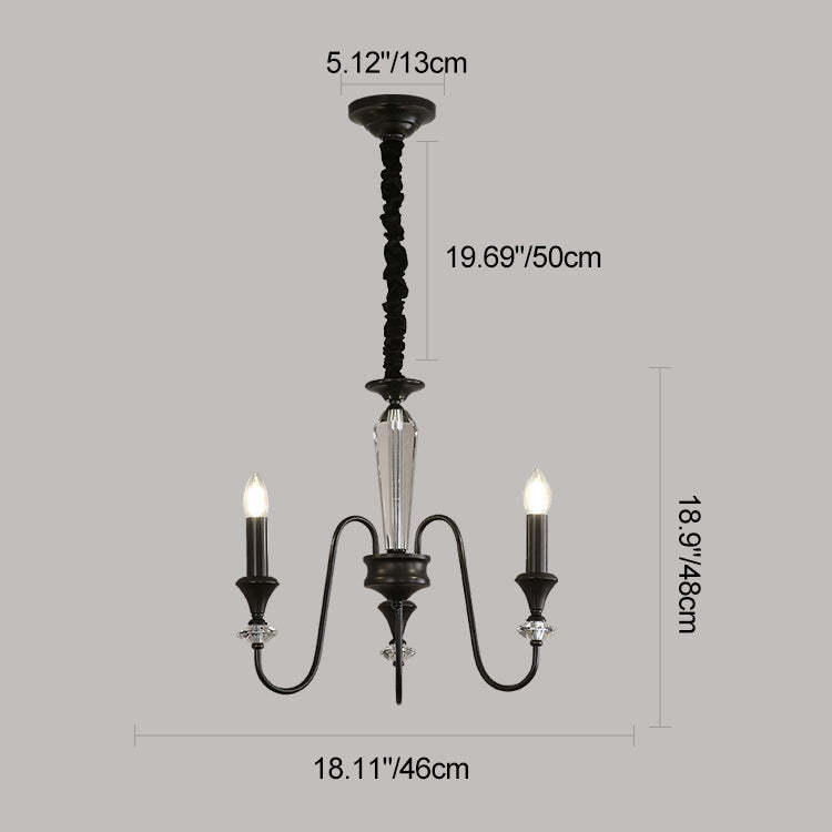 French Brass Chandelier