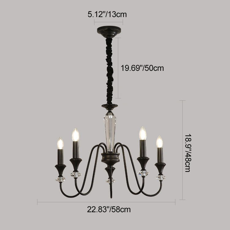 French Brass Chandelier