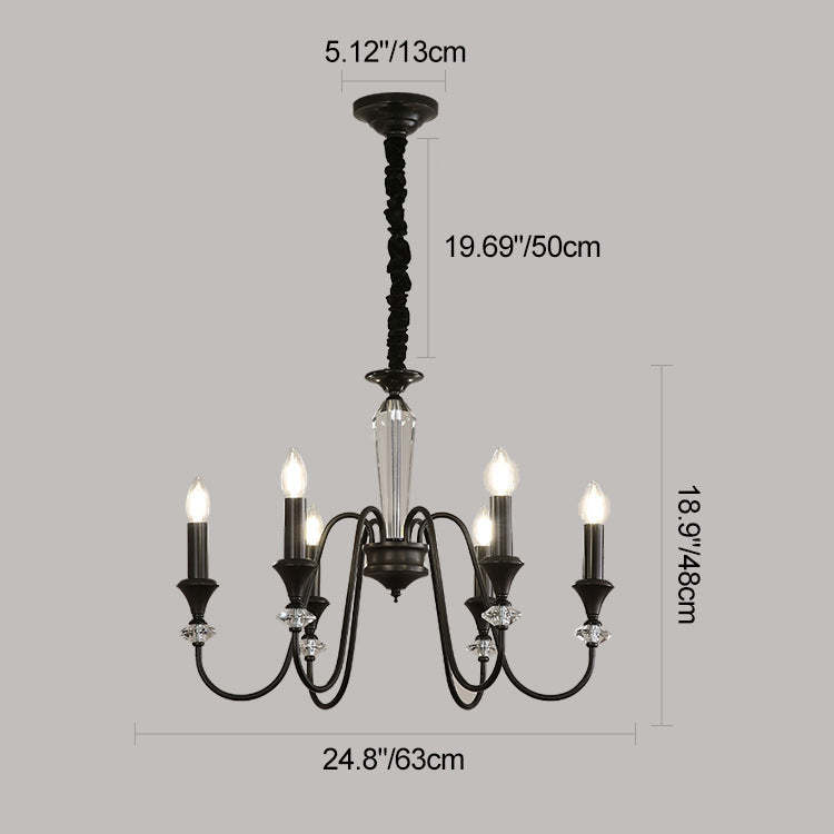 French Brass Chandelier