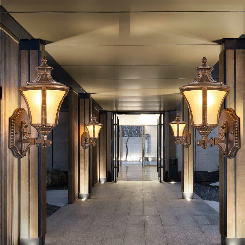 European Aluminum Waterproof Wall Sconce