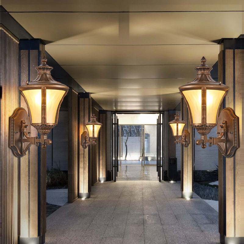 European Aluminum Waterproof Wall Sconce