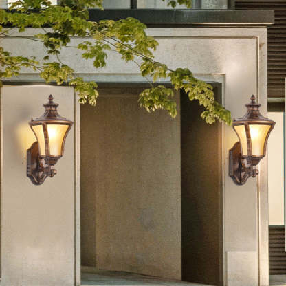 European Aluminum Waterproof Wall Sconce