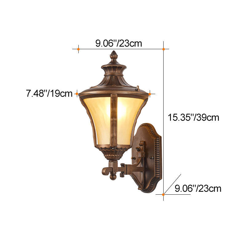 European Aluminum Waterproof Wall Sconce
