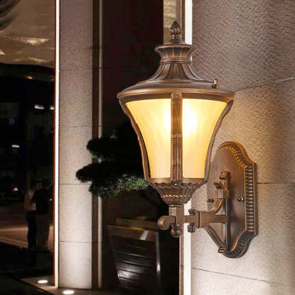 European Aluminum Waterproof Wall Sconce
