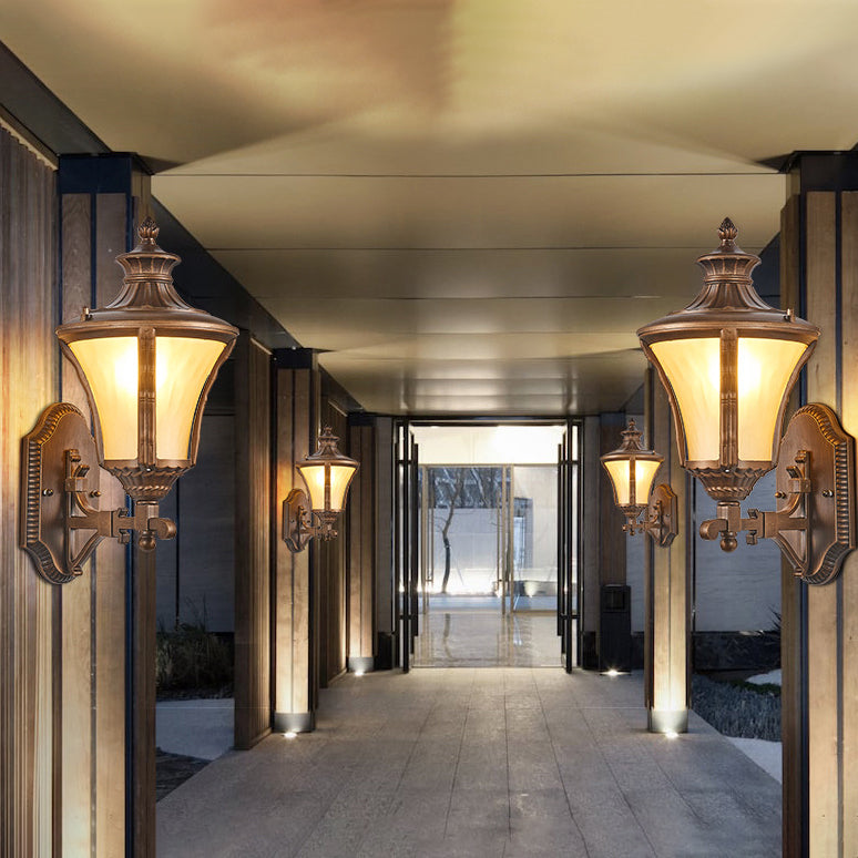 European Aluminum Waterproof Wall Sconce