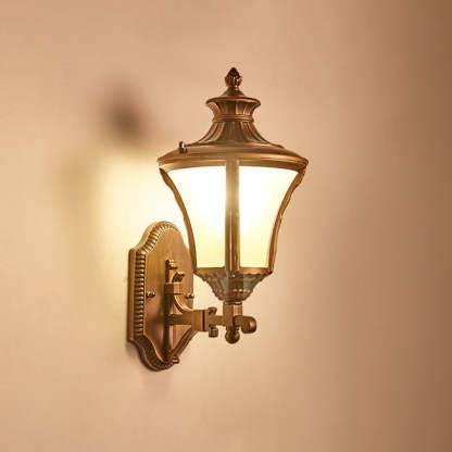 European Aluminum Waterproof Wall Sconce