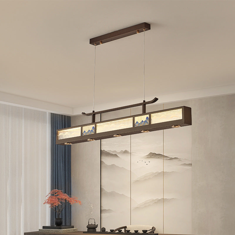 Chinese Iron Chandelier