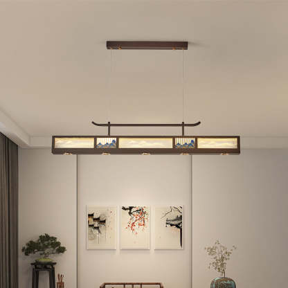 Chinese Iron Chandelier