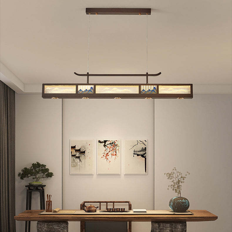 Chinese Iron Chandelier