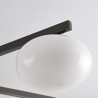 Minimalist Iron Semi-Flush Ceiling Light