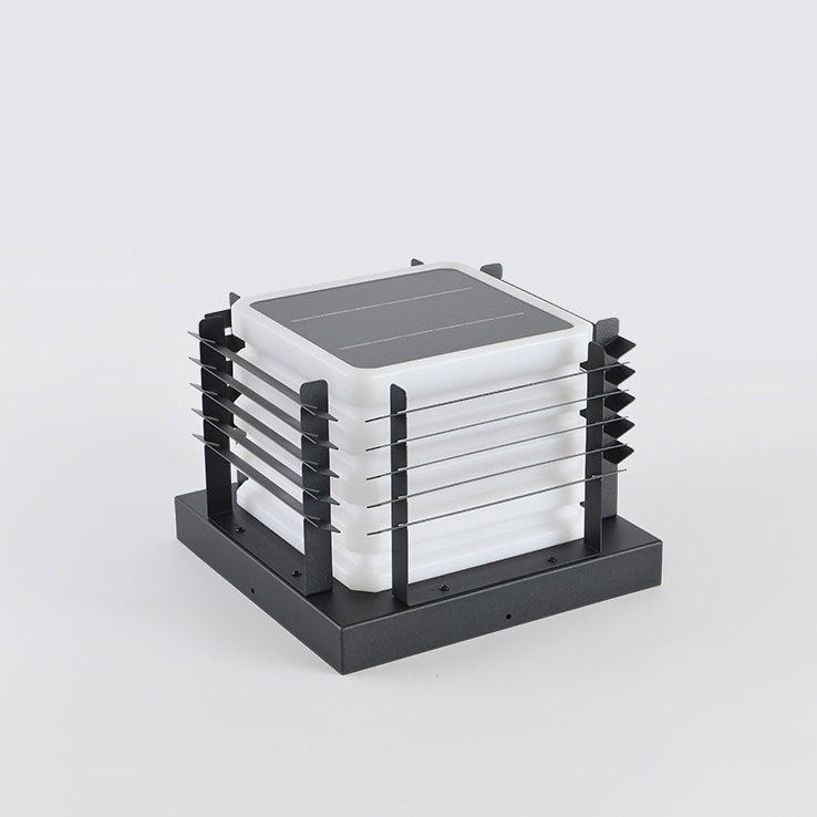 Minimalist Metal Rotomolded Acrylic Square LED Outdoor Light