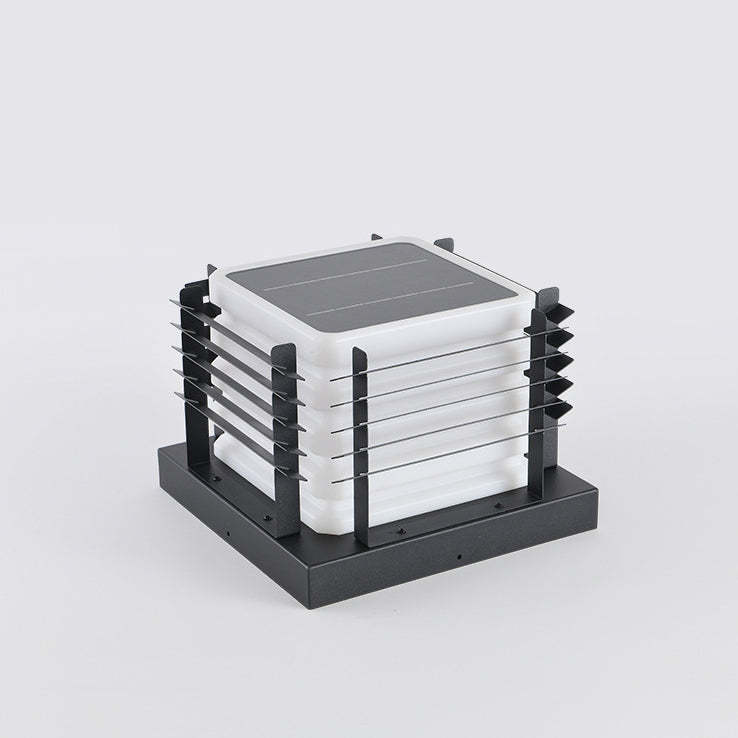 Minimalist Metal Rotomolded Acrylic Square LED Outdoor Light