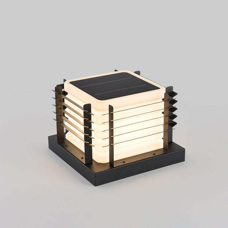 Minimalist Metal Rotomolded Acrylic Square LED Outdoor Light