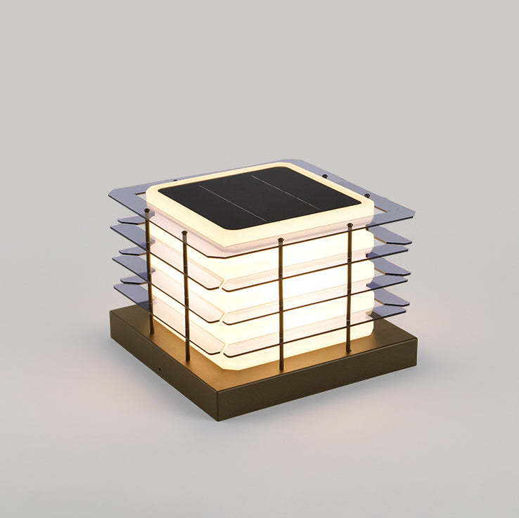Minimalist Metal Rotomolded Acrylic Square LED Outdoor Light
