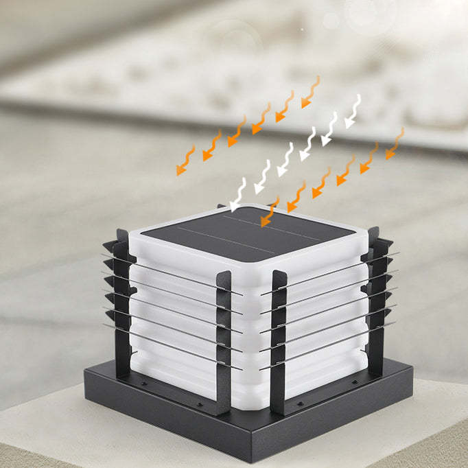 Minimalist Metal Rotomolded Acrylic Square LED Outdoor Light
