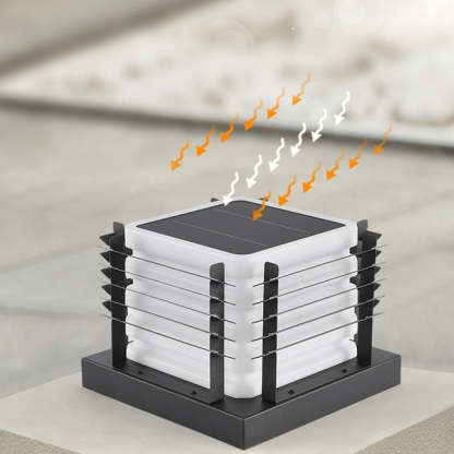 Minimalist Metal Rotomolded Acrylic Square LED Outdoor Light