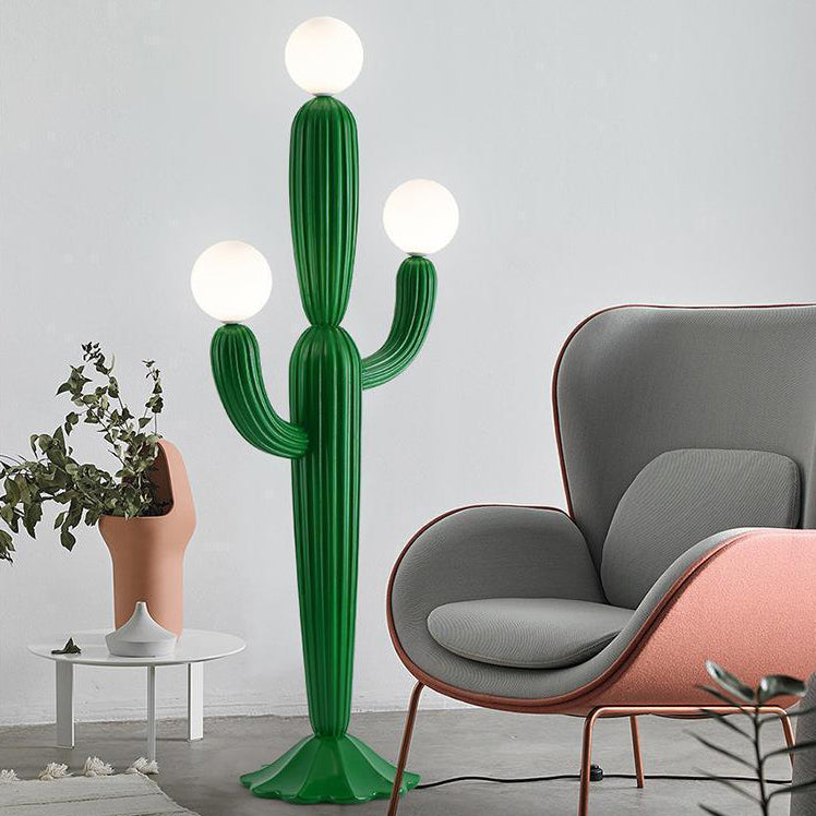 Contemporary Resin Floor Lamp