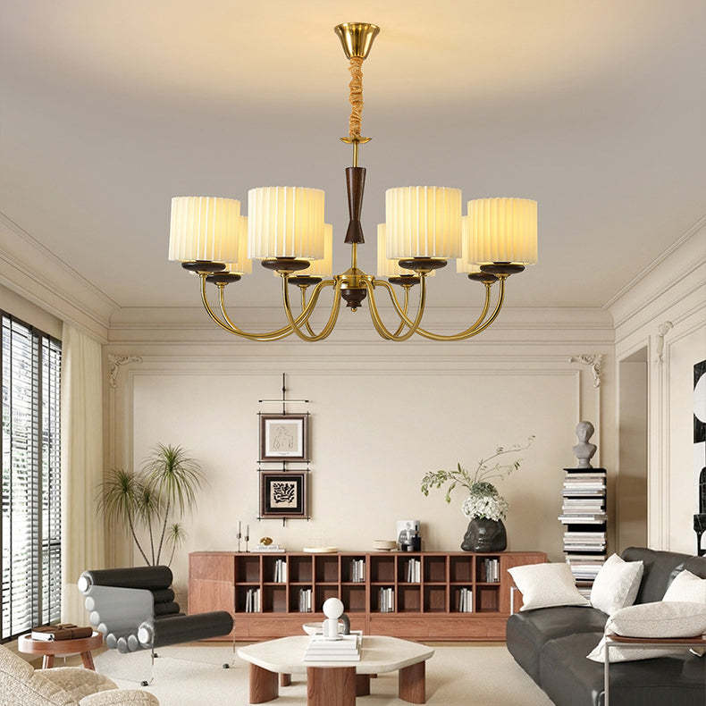 Traditional branch cylinder wood chandeliers, Lighom