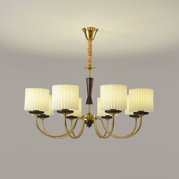 Traditional branch cylinder wood chandeliers, Lighom