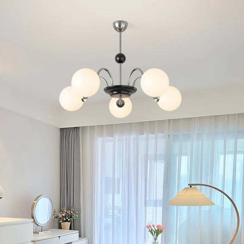 Nordic Metal Glass Round Chandelier — 3 / 110V-120V For US/CA