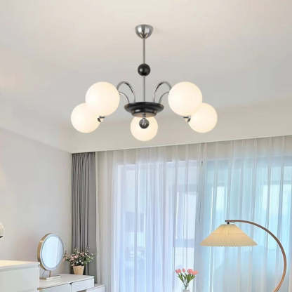 Nordic Metal Glass Round Chandelier — 3 / 110V-120V For US/CA