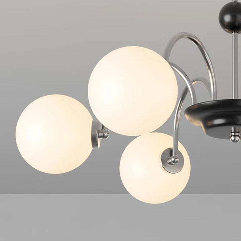 Nordic Metal Glass Round Chandelier — 8 / 110V-120V For US/CA
