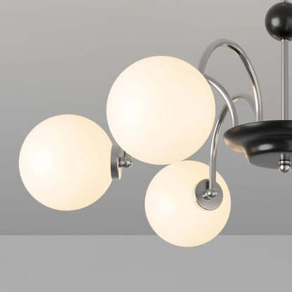 Nordic Metal Glass Round Chandelier — 8 / 110V-120V For US/CA
