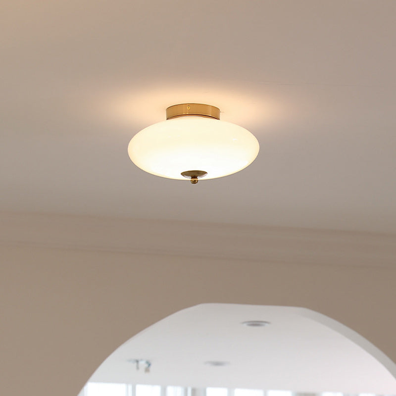 Mid-Century Iron Hallway Ceiling Light