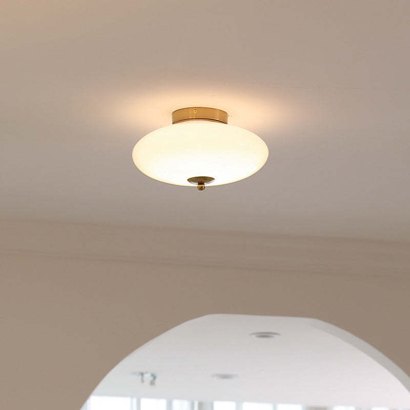 Mid-Century Iron Hallway Ceiling Light — Black / Infinitely Dimmable / 220V-240V For UK/AU