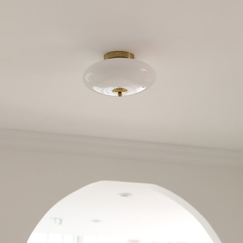 Mid-Century Iron Hallway Ceiling Light