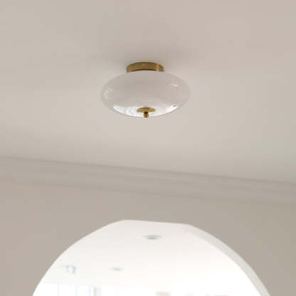 Mid-Century Iron Hallway Ceiling Light