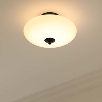 Mid-Century Iron Hallway Ceiling Light