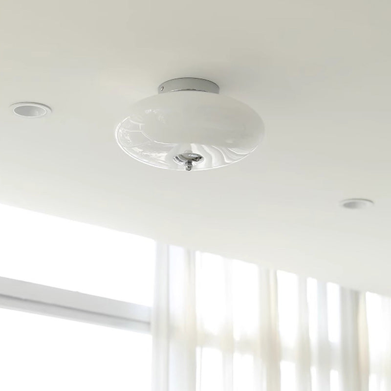 Mid-Century Iron Hallway Ceiling Light