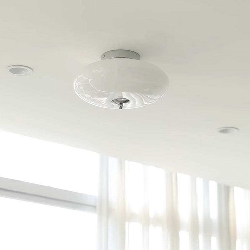 Mid-Century Iron Hallway Ceiling Light