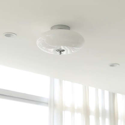 Mid-Century Iron Hallway Ceiling Light