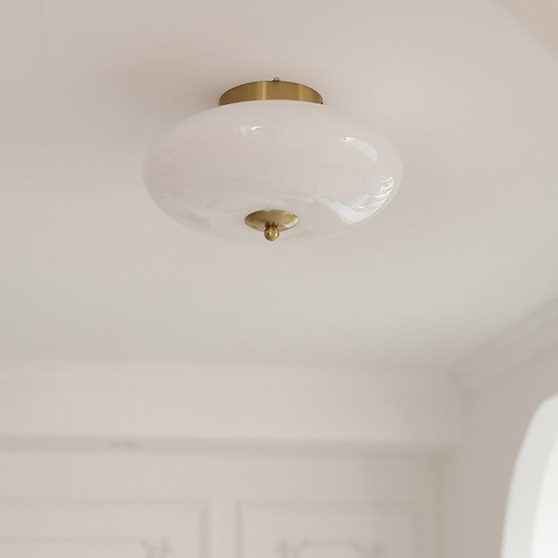 Mid-Century Iron Hallway Ceiling Light