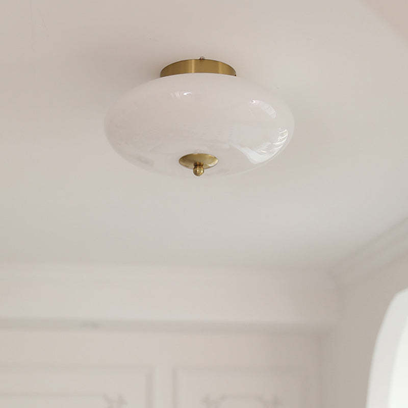 Mid-Century Iron Hallway Ceiling Light