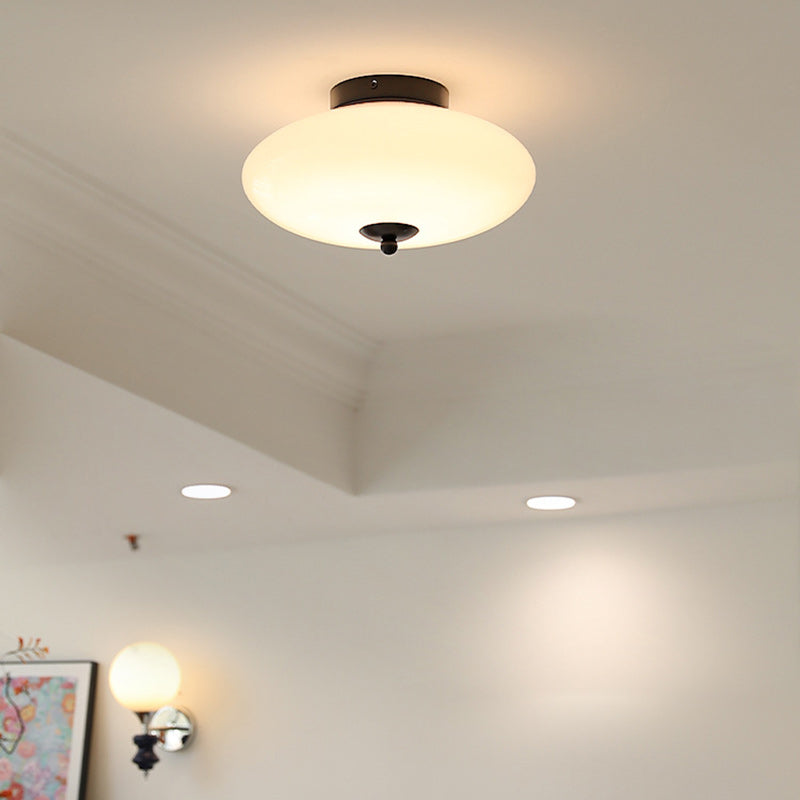 Mid-Century Iron Hallway Ceiling Light