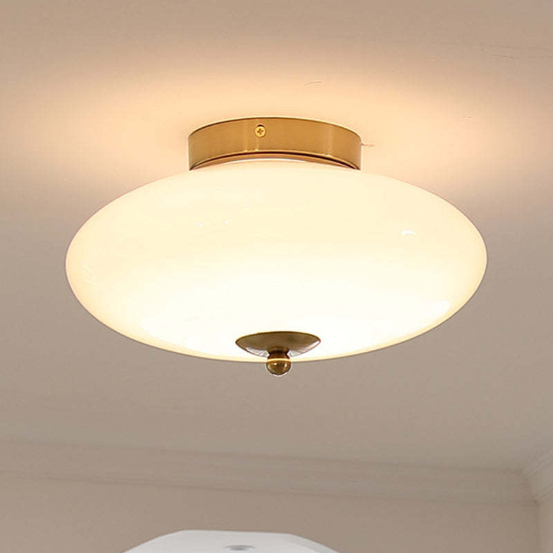 Mid-Century Iron Hallway Ceiling Light