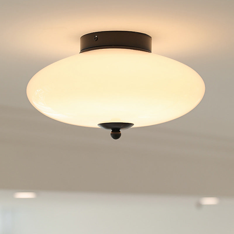 Mid-Century Iron Hallway Ceiling Light