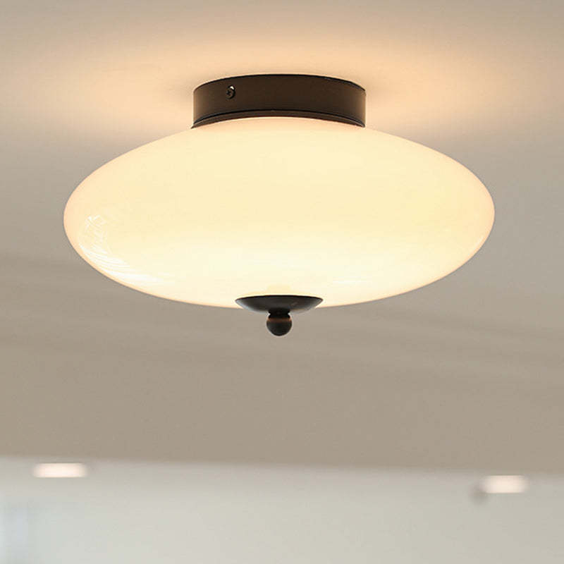 Mid-Century Iron Hallway Ceiling Light